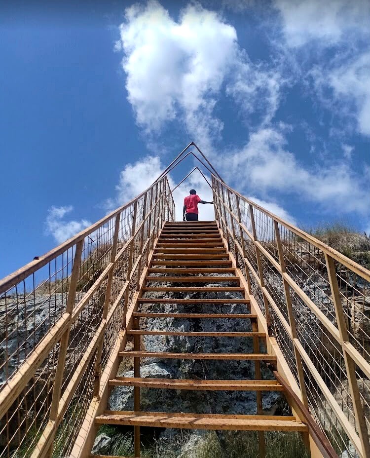 Steps at Nzambani Rock